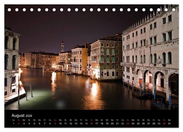 Produktbild: Bella Venezia (Tischkalender 2026 DIN A5 quer), CALVENDO Monatskalender