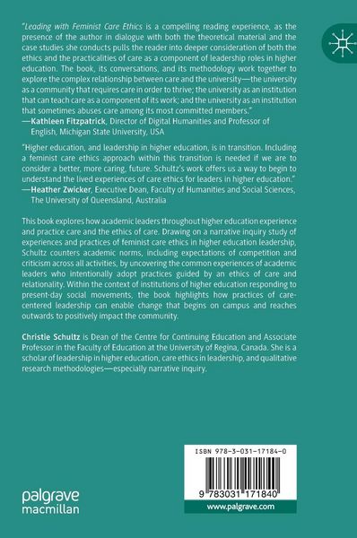 Produktbild: Leading with Feminist Care Ethics in Higher Education