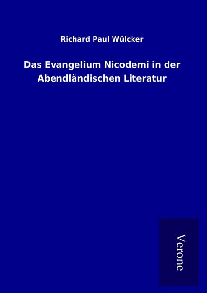 Produktbild: Das Evangelium Nicodemi in der Abendl&auml;ndischen Literatur