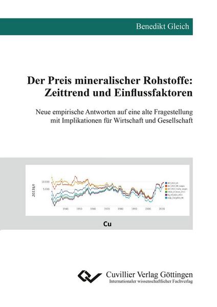 Produktbild: Der Preis mineralischer Rohstoffe: Zeittrend und Einflussfaktoren