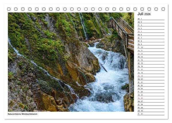 Produktbild: Servus im Bergsteigerdorf Ramsau (Tischkalender 2026 DIN A5 quer), CALVENDO Monatskalender