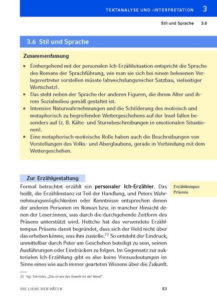 Produktbild: Die Liebe der Väter von Thomas Hettche - Textanalyse und Interpretation