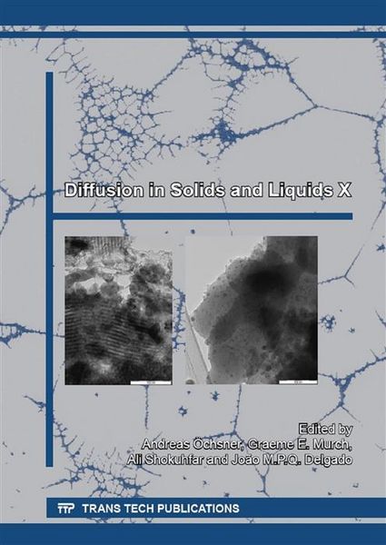 Produktbild: Diffusion in Solids and Liquids X