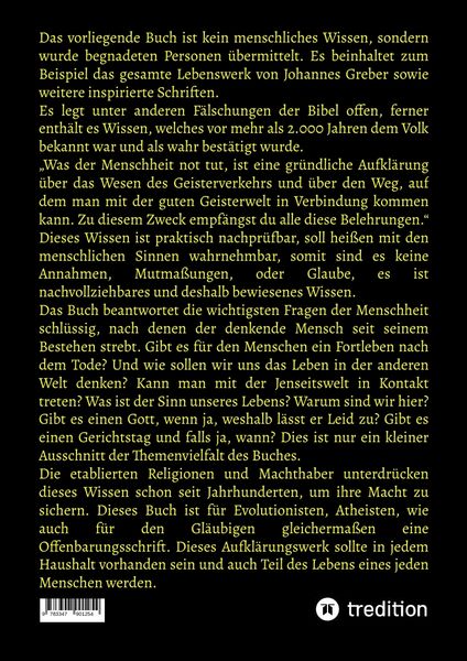 Produktbild: 3.Auflage Das geheime Wissen &ndash; Das wichtigste Buch f&uuml;r die Menschheit!