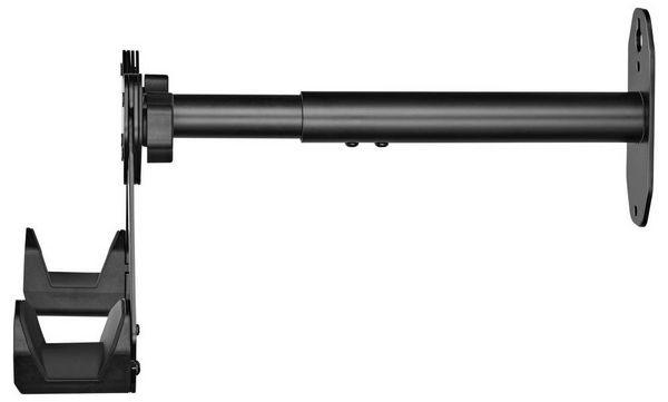 Produktbild: Elevar LBM-05 Fahrradwandhalter Anzahl Einstellpl&auml;tze=1 Stahl, PVC, Silikon Matt Schwarz