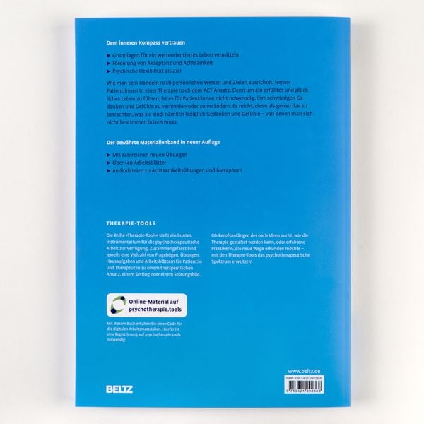 Produktbild: Therapie-Tools Akzeptanz- und Commitmenttherapie (ACT)