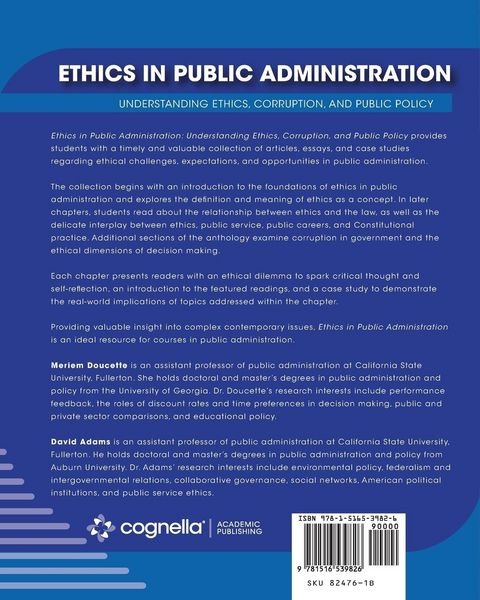 Produktbild: Ethics in Public Administration