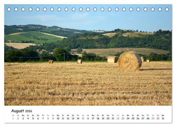Produktbild: Die Marken, Impressionen aus dem unbekannten Italien (Tischkalender 2026 DIN A5 quer), CALVENDO Monatskalender