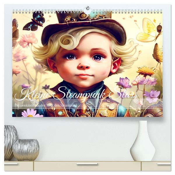 Produktbild: Kleine Steampunk Stars (hochwertiger Premium Wandkalender 2026 DIN A2 quer), Kunstdruck in Hochglanz