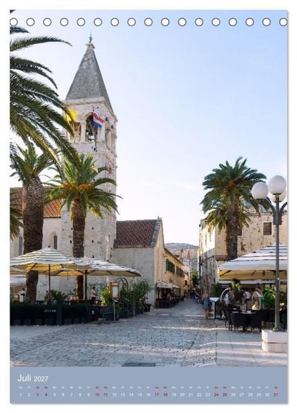 Produktbild: Facetten Kroatiens. K&uuml;sten, Inseln und Natur (Tischkalender 2027 DIN A5 hoch), CALVENDO Monatskalender
