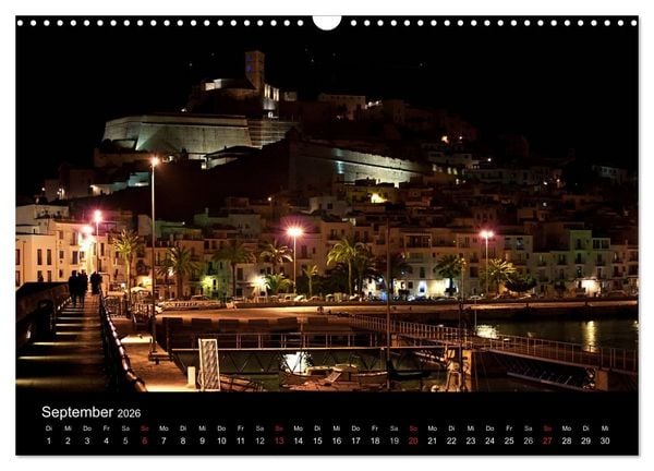Produktbild: Ibiza by night (Wandkalender 2026 DIN A3 quer), CALVENDO Monatskalender