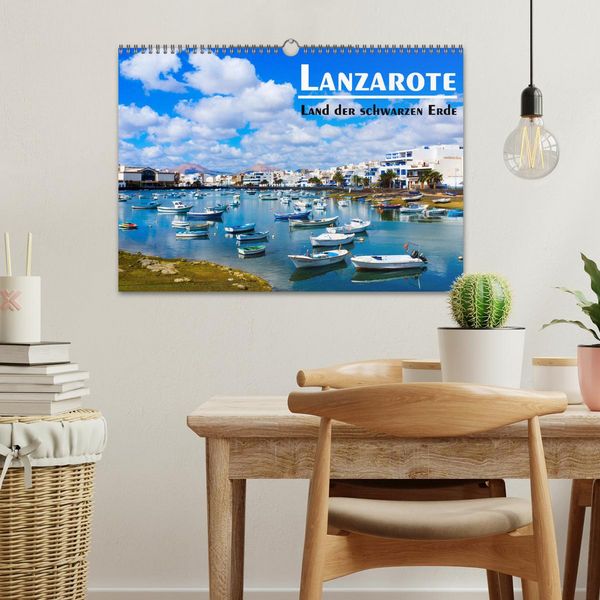 Produktbild: Lanzarote - Land der schwarzen Erde (Wandkalender 2026 DIN A3 quer), CALVENDO Monatskalender