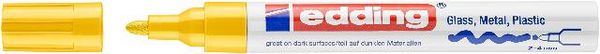 Produktbild: Edding 750 4-750-9-005 Lackmarker Gelb 2 mm, 4mm