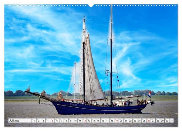 Produktbild: Windjammertreffen - Segelschiffe zu Gast in Bremerhaven (hochwertiger Premium Wandkalender 2026 DIN A2 quer), Kunstdruck in Hochglanz