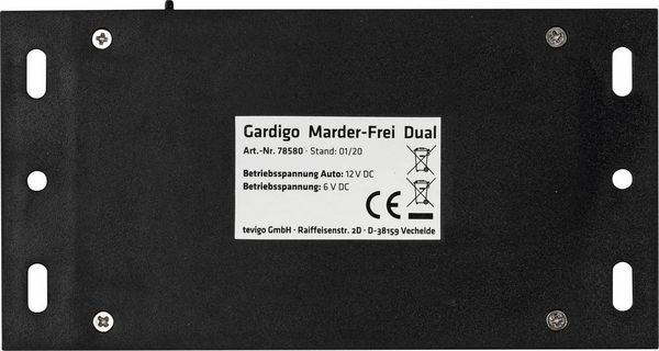 Produktbild: Gardigo Dual Marderabwehr Funktionsart Multifrequenz Wirkungsbereich 60m&sup2; 1St.