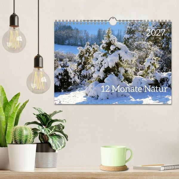 Produktbild: 12 Monate Natur (Wandkalender 2027 DIN A4 quer), CALVENDO Monatskalender