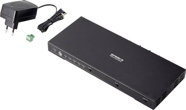 Produktbild: SpeaKa Professional 1+4 Port HDMI-Switch UHD 4K @ 60Hz