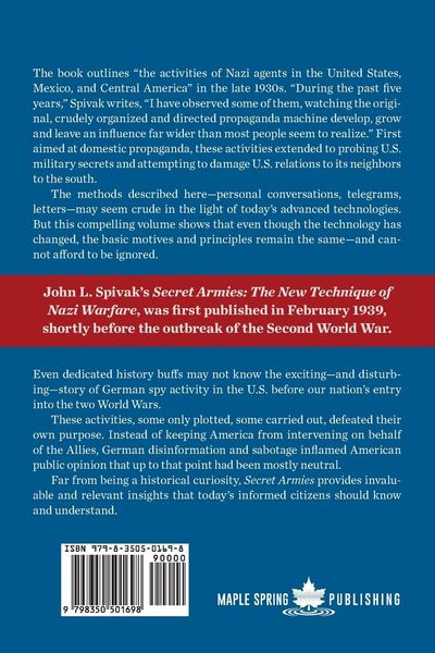 Produktbild: Secret Armies: Exposing Hitler's Undeclared War on the Americas