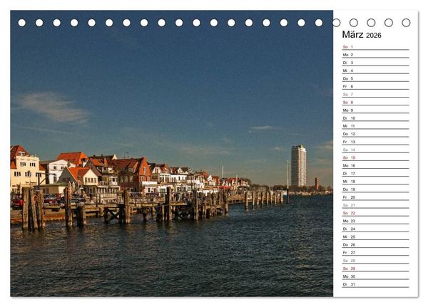 Produktbild: Ostseeheilbad Travem&uuml;nde - Die sch&ouml;nste Tochter L&uuml;becks (Tischkalender 2026 DIN A5 quer), CALVENDO Monatskalender
