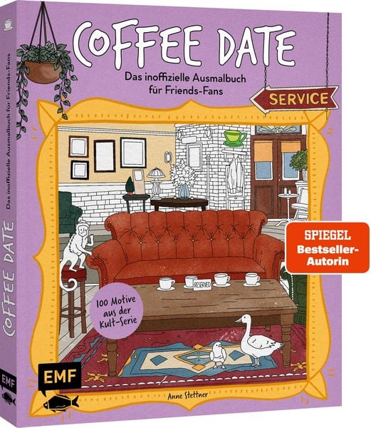 Produktbild: Coffee-Date &ndash; Das inoffizielle Ausmalbuch f&uuml;r Friends-Fans