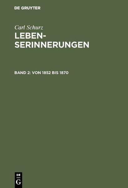 Produktbild: Von 1852 bis 1870
