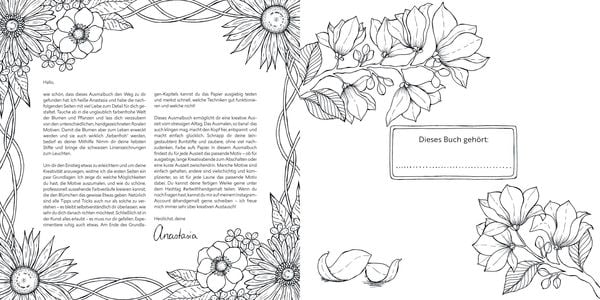 Produktbild: Bl&uuml;tentraum &ndash; Florale Motive ausmalen