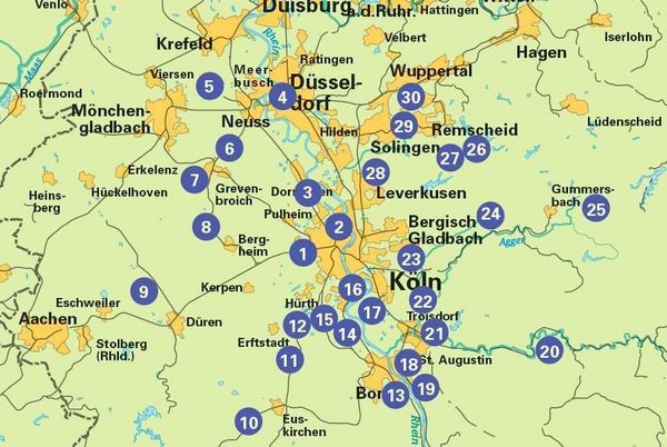 Produktbild: BVA RadLandLust K&ouml;ln und Rheinland, 30 Lieblings-Radtouren mit Knotenpunkten
