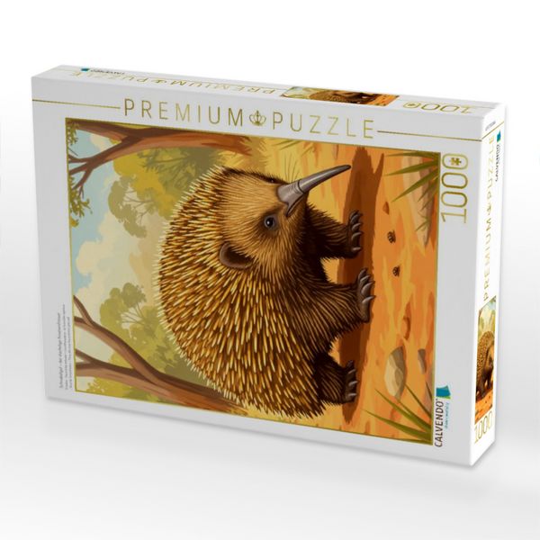 Produktbild: CALVENDO Puzzle Schnabeligel - der stachelige Ameisenfresser | 1000 Teile Lege-Gr&ouml;&szlig;e 64x48cm Foto-Puzzle f&uuml;r gl&uuml;ckliche Stunden