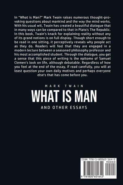 Produktbild: What Is Man? And Other Essays