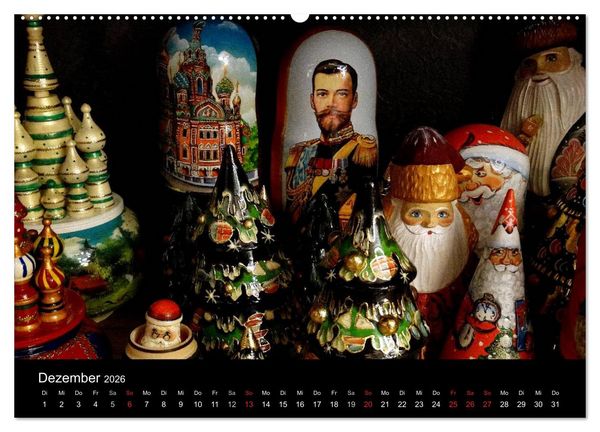 Produktbild: GESICHTER RUSSLANDS 2026 (Wandkalender 2026 DIN A2 quer), CALVENDO Monatskalender