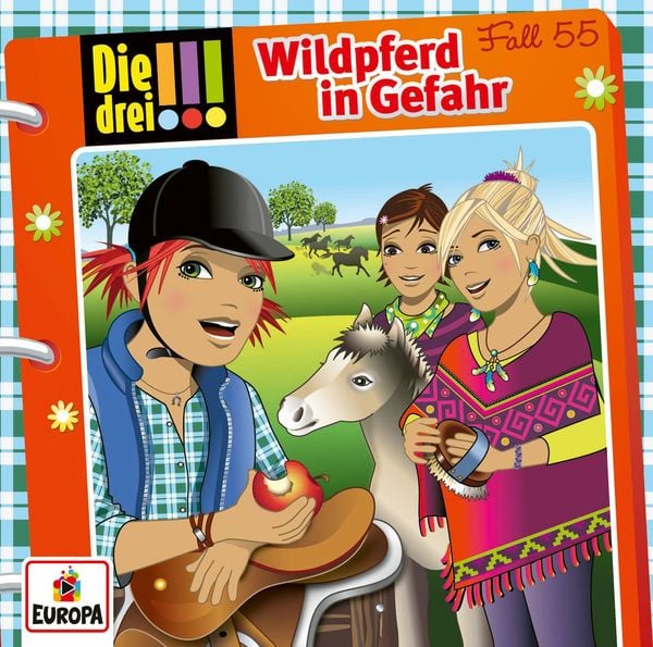 Die drei !!! 55: Wildpferd in Gefahr - Ina Biber , Maja von Vogel, CD, 9783803261557