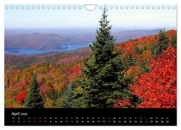 Produktbild: Indianer-Sommer Mont Tremblant Quebec (Wandkalender 2026 DIN A4 quer), CALVENDO Monatskalender