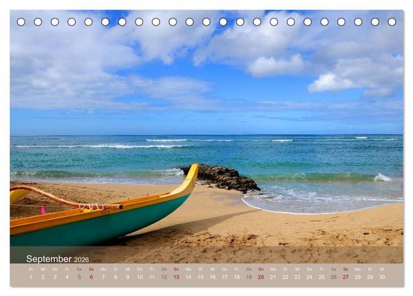 Produktbild: Aloha aus Hawaii (Tischkalender 2026 DIN A5 quer), CALVENDO Monatskalender