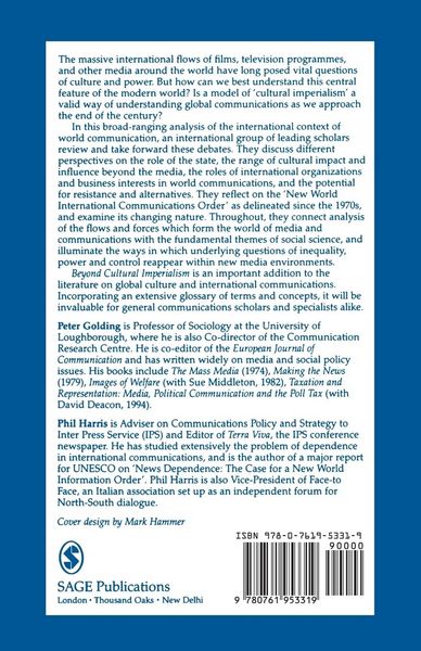 Produktbild: Beyond Cultural Imperialism