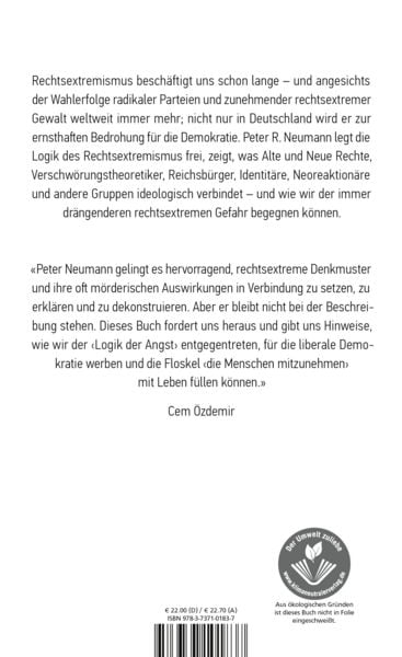 Produktbild: Logik der Angst