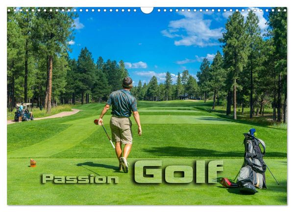 Produktbild: Passion Golf (Wandkalender 2026 DIN A3 quer), CALVENDO Monatskalender