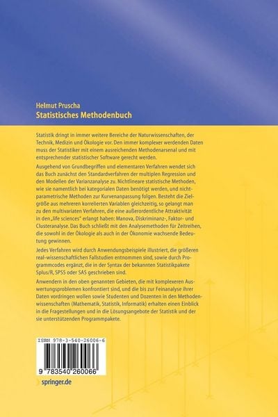 Produktbild: Statistisches Methodenbuch
