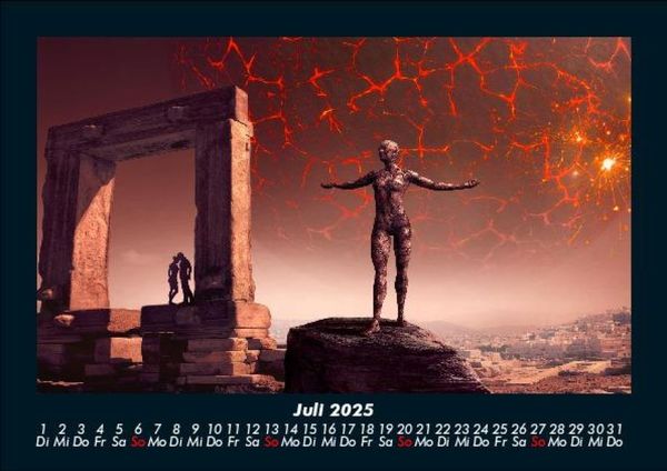 Produktbild: Mit Fantasy durch's Jahr 2025 Fotokalender DIN A5
