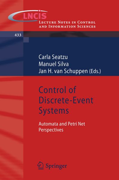 Produktbild: Control of Discrete-Event Systems