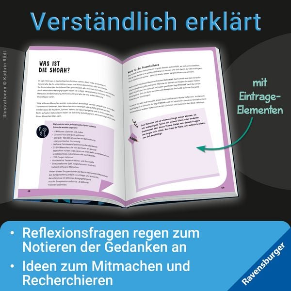 Produktbild: Let's talk about - Antisemitismus. Dein Eintragebuch