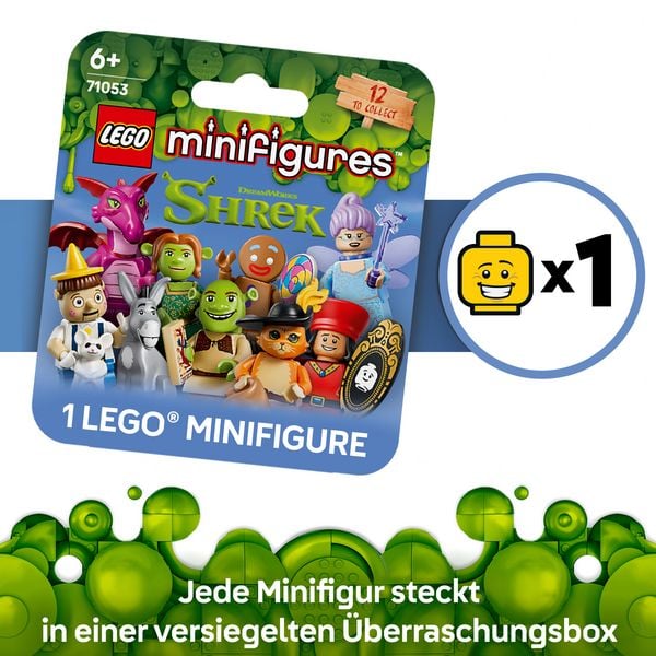 Produktbild: LEGO Minifiguren Shrek Serie &Uuml;berraschungsbox f&uuml;r Kinder 71053