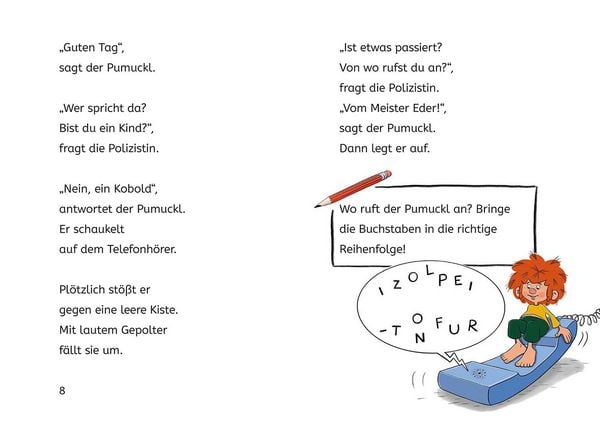 Pumuckl, Bücherhelden 1. Klasse, Pumuckl bei der Polizei