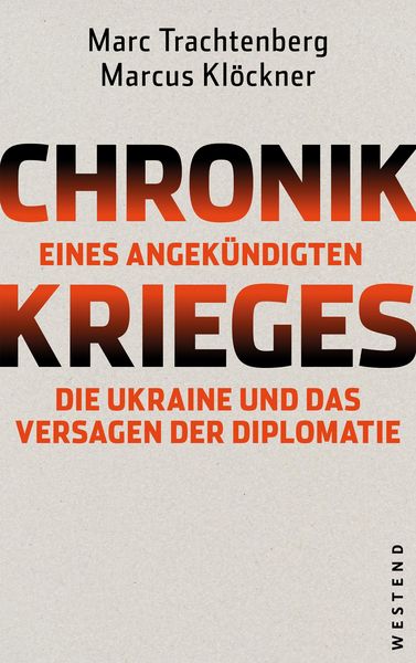 Produktbild: Chronik eines angek&uuml;ndigten Krieges