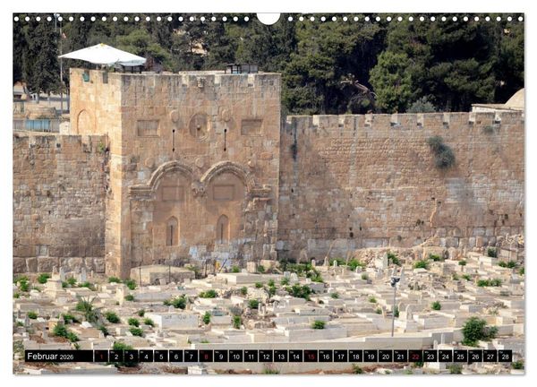 Produktbild: Jerusalem, die heilige Stadt (Wandkalender 2026 DIN A3 quer), CALVENDO Monatskalender