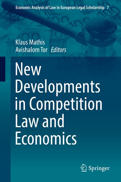 Produktbild: New Developments in Competition Law and Economics