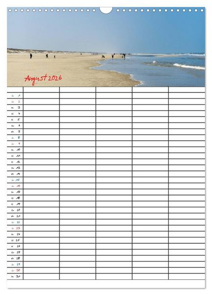 Produktbild: JUIST - DIE NORDSEEINSEL (Wandkalender 2026 DIN A3 hoch), CALVENDO Monatskalender