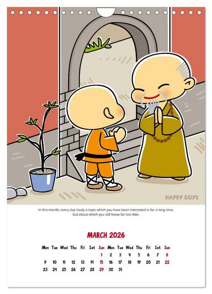 Produktbild: Mindfulness 2026 (Wall Calendar 2026 DIN A4 portrait), CALVENDO 12 Month Wall Calendar