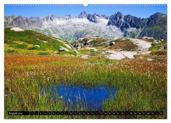 Produktbild: Schweizer Alpen. Natur und Landschaften (hochwertiger Premium Wandkalender 2026 DIN A2 quer), Kunstdruck in Hochglanz