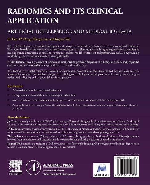 Produktbild: Radiomics and Its Clinical Application