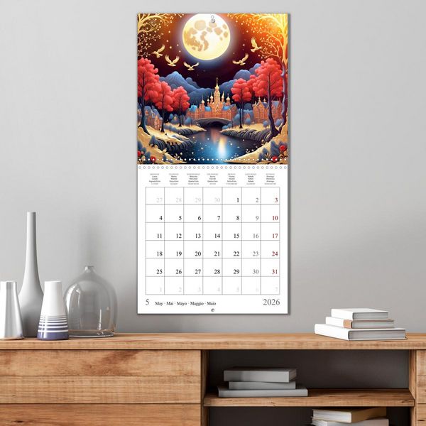 Produktbild: Moonlight miracle (Wall Calendar 2026 12 &times; 12 Inch) CALVENDO 12 Month Wall Calendar